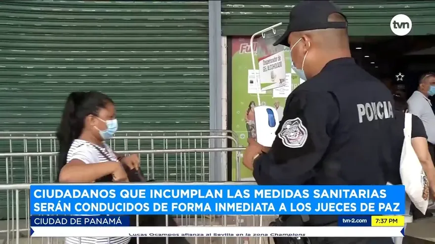 Ciudadanos que incumplan las medidas sanitarias serán conducidos de forma inmediata