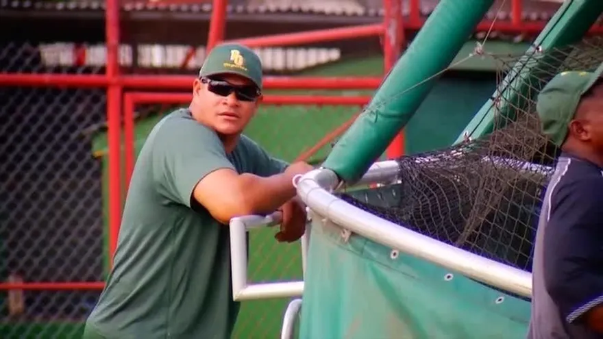 El manager de Panamá Oeste Jorge Cortez categoría juvenil
