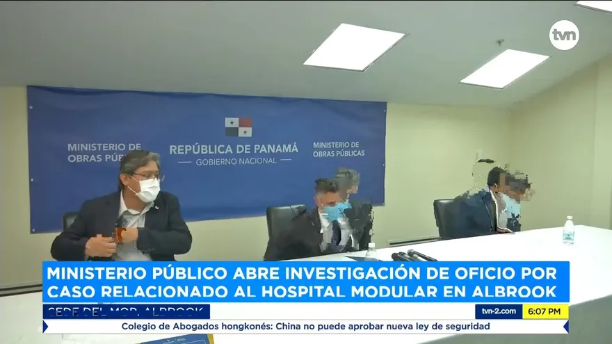 Ministerio Público abre investigación de oficio por caso relacionado al Hospital Modular en Albrook