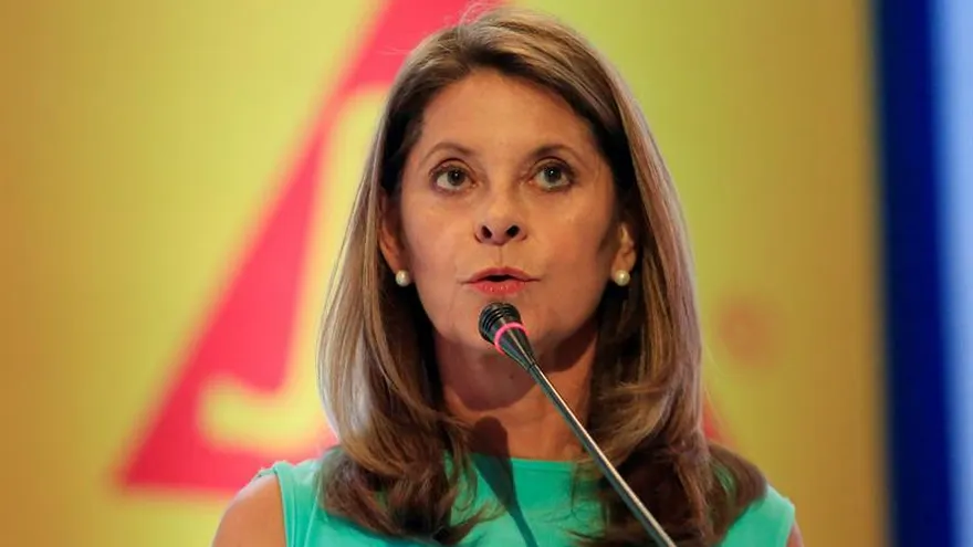 La vicepresidente de Colombia, Martha Lucía Ramírez.