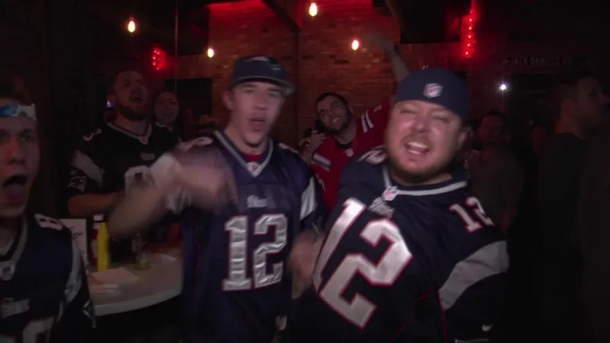Fanáticos celebran triunfos de los Pats de New England