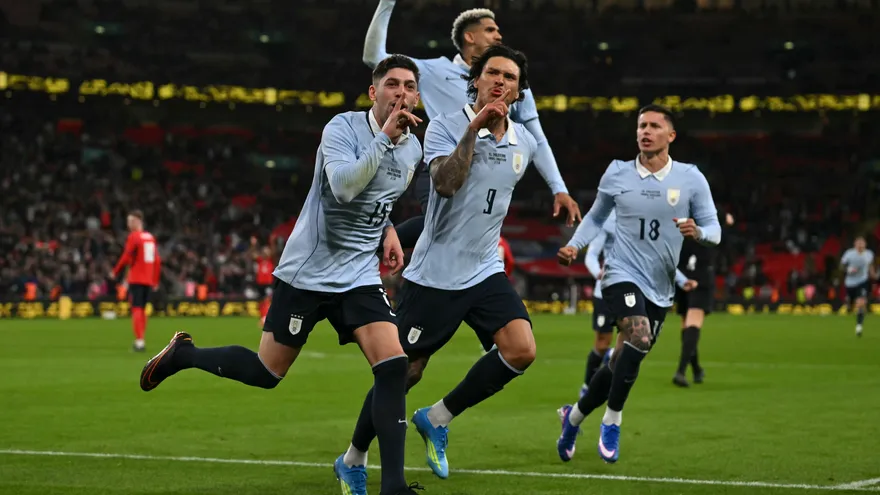 Inglaterra y Uruguay empatan en partido amistoso