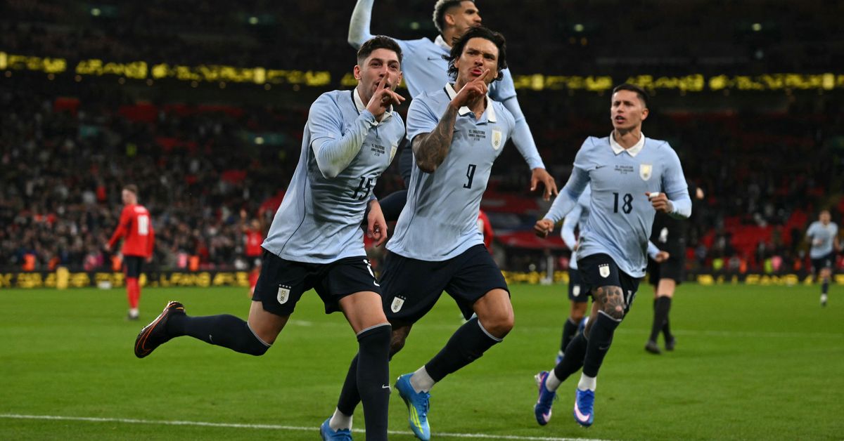 Mundial 2025 | Uruguay empata con Inglaterra en Wembley partido amistoso internacional