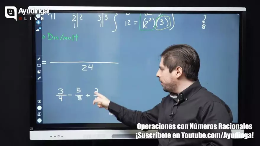 Ayudinga Matemáticas 7° - Operaciones con Números Racionales - Parte III (Adición y Sustracción) 3 de julio de 2020