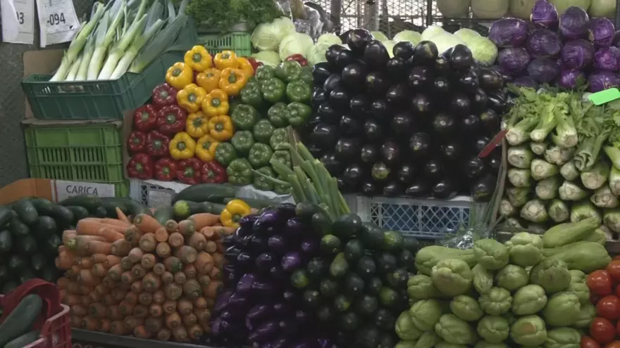 Productos agrícolas, legumbres y verduras.