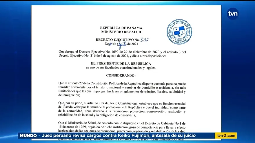 No será obligatorio la realización de pruebas Covid-19 para movilizarse en el país