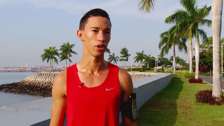 Atleta panameño Yassir Cabrera