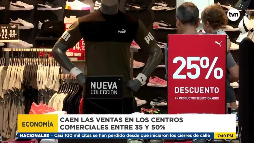 Caen las ventas en los centros comerciales entre 35 y 50%
