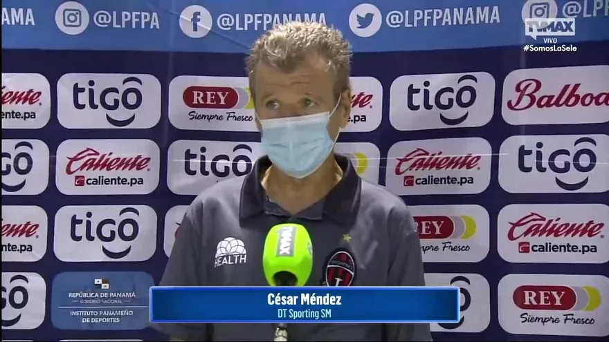 El DT del Sporting SM César Méndez habló del desempeño de su club