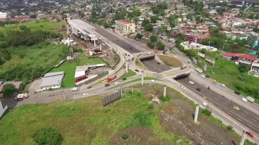 Área por donde estaba la Estatua Roosevelt
