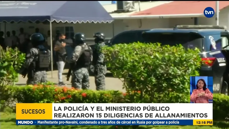 Aprehenden a seis personas en Los Santos presuntamente vinculados a banda "Los Chamucos"