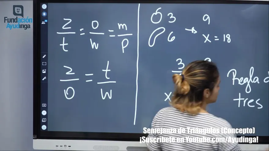 Ayudinga Matemáticas 10° - Semejanza de Triángulos - Concepto y Criterios de Semejanza 8 de junio de 2020