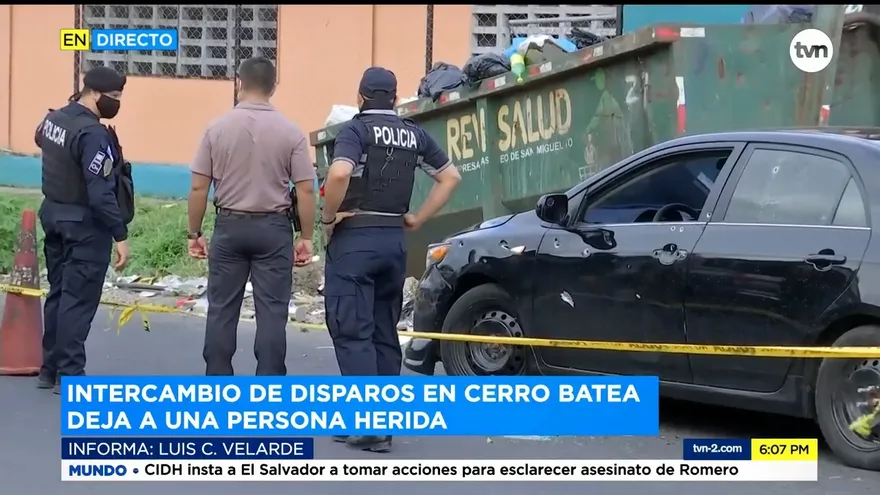 Herido por impacto de bala en Cerro Batea