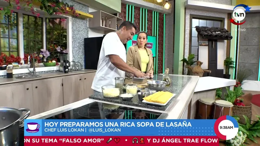 Hoy preparamos una rica Sopa De Lasaña