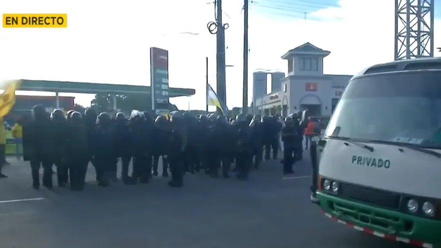 Protestas en 4 Altos, en la ciudad de Colón