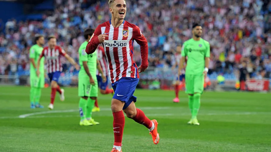 Con dos goles de Griezmann, Atlético de Madrid derrotó al Getafe FC