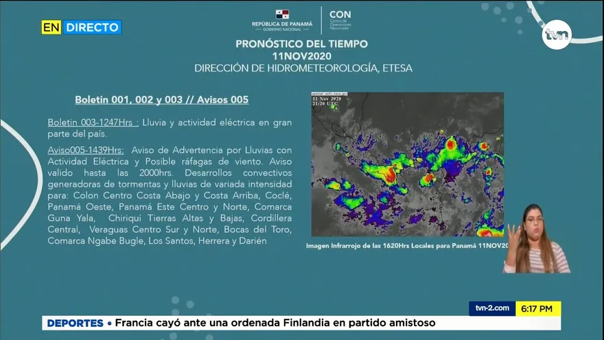 Sinaproc mantiene operaciones de rescates en zonas afectadas