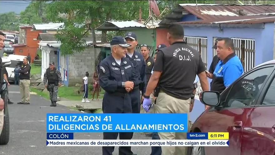 30 detenidos en operativos antipandillas