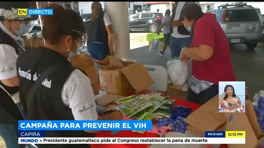 Campaña para prevenir el VIH en Panamá Oeste