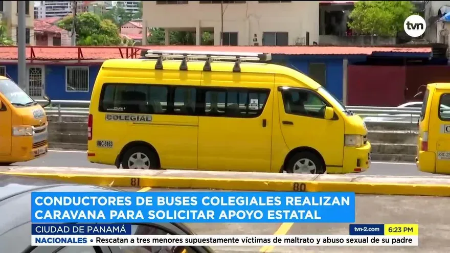 Transportista de buses colegiales temen perder sus vehículos