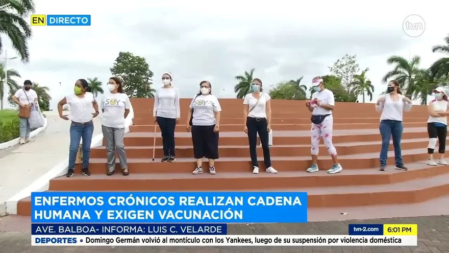 Pacientes crónicos piden ser vacunados