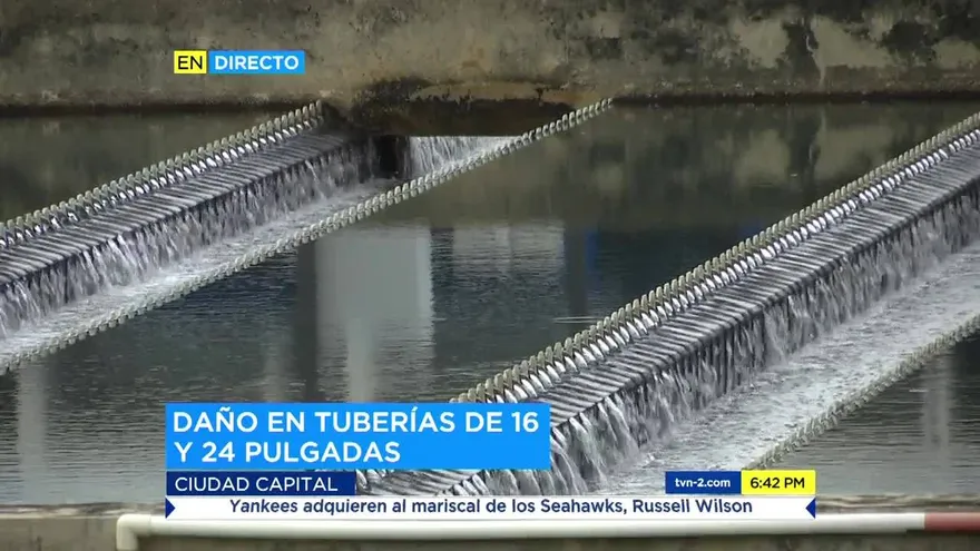 Sectores de la ciudad capital sin agua