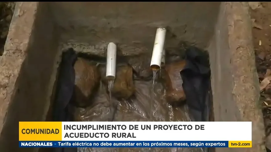 Comunidad se queja por incumplimiento de proyecto de acueducto rural