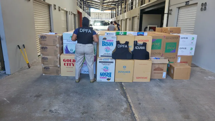 Decomiso de cigarrillos de contrabando