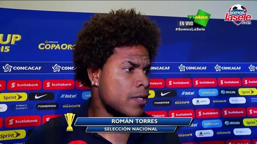 Román Torres en zona mixta