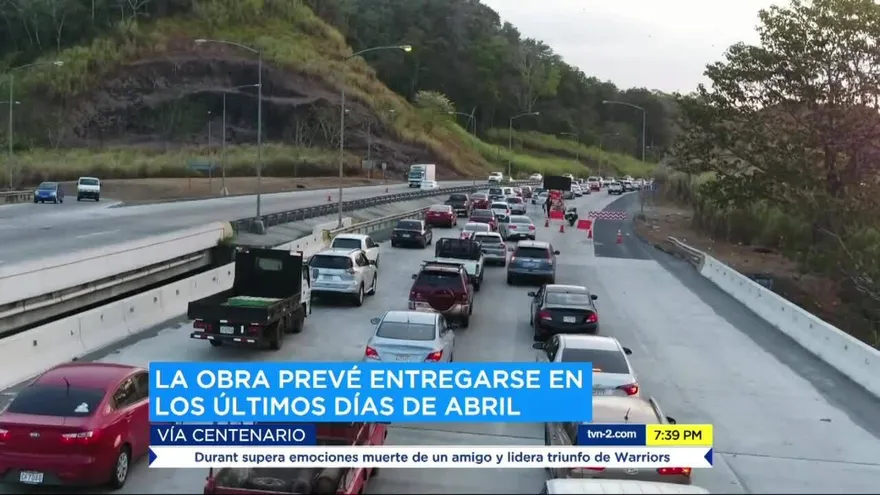 Trabajos en Vía Centenario pronto a finalizar