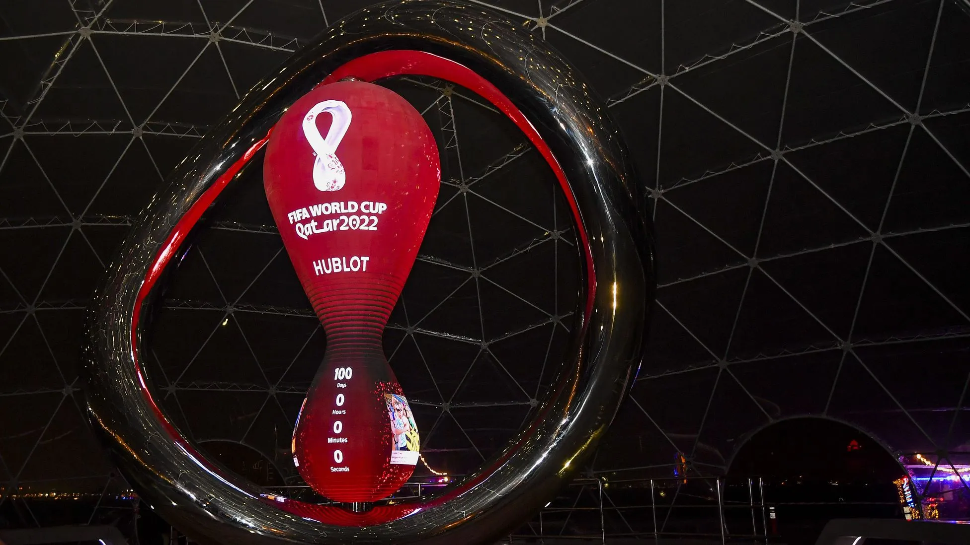 Reloj del conteo regresivo del Mundial Catar 2022