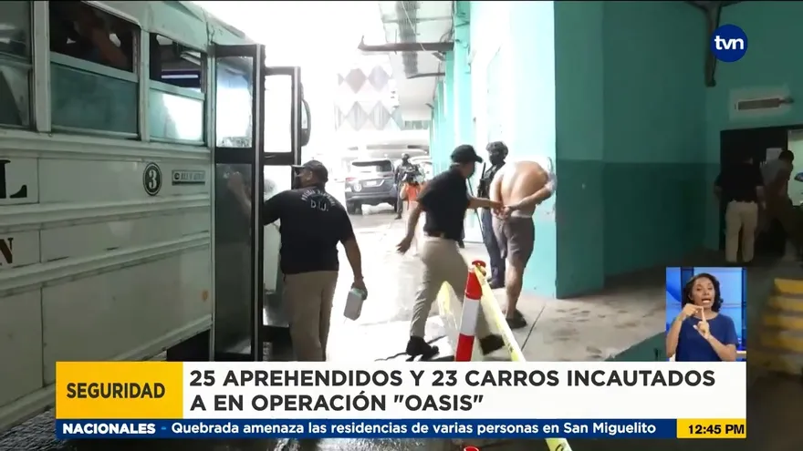 Realizan audiencia a detenidos en operación Oasis