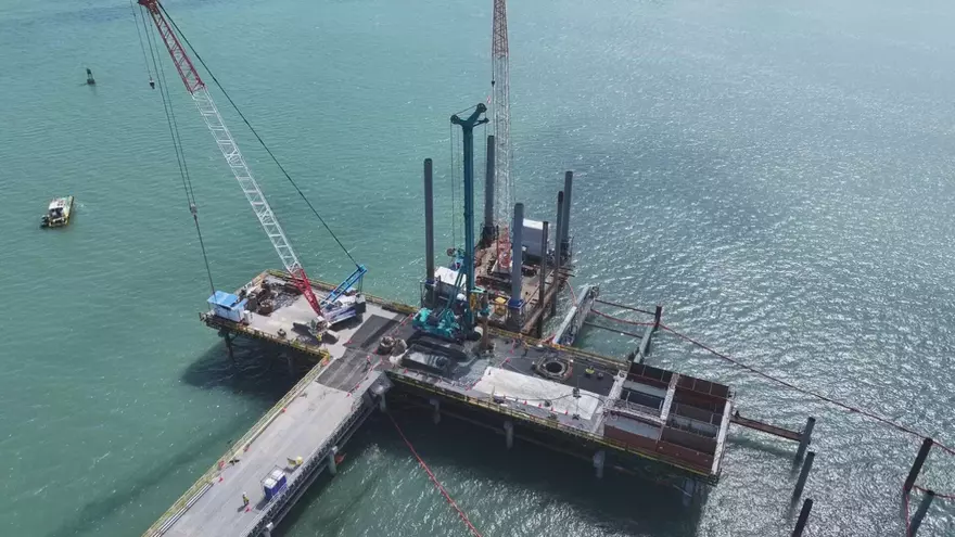 Trabajos del cuarto puente