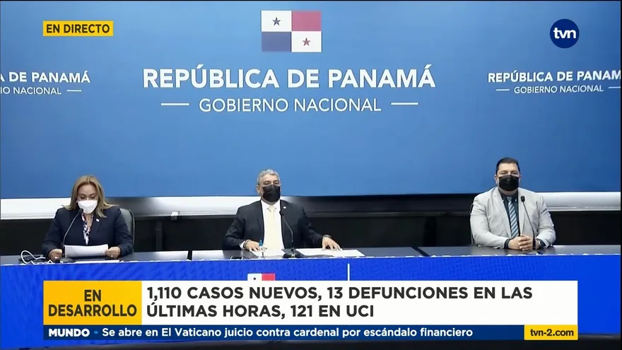 Rt de Panamá está en 0.96%; hay 12,828 pacientes activos con la COVID-19