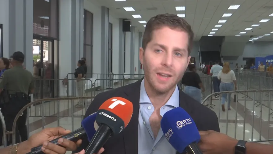El alcalde  de la ciudad de Panamá , Mayer Mizrachi.