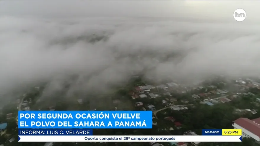 Prevén una nueva incursión de partículas de polvo del Sahara en Panamá