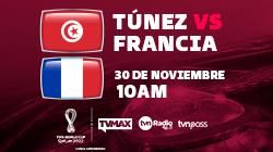 Túnez Vs Francia | #MundialTVMax