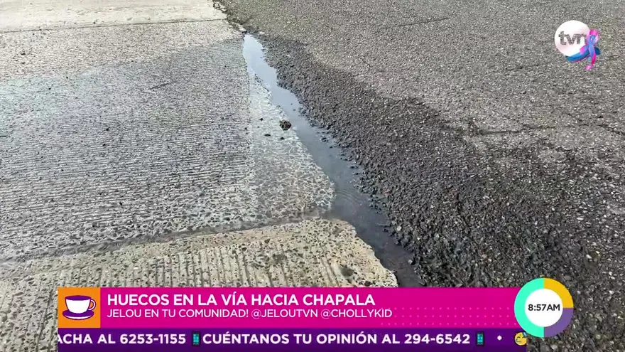 Huecos en la vía hacia Chapala | Chollykid