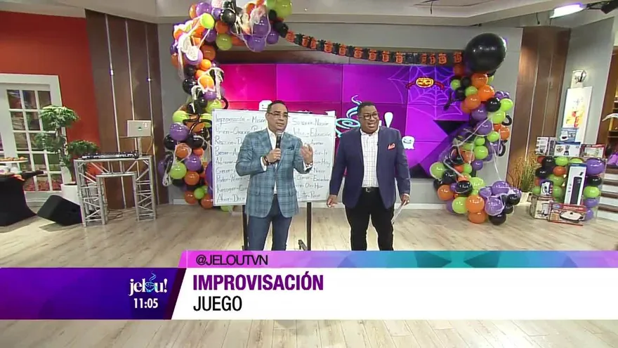 Juego improvisación con Gilberto Santa Rosa