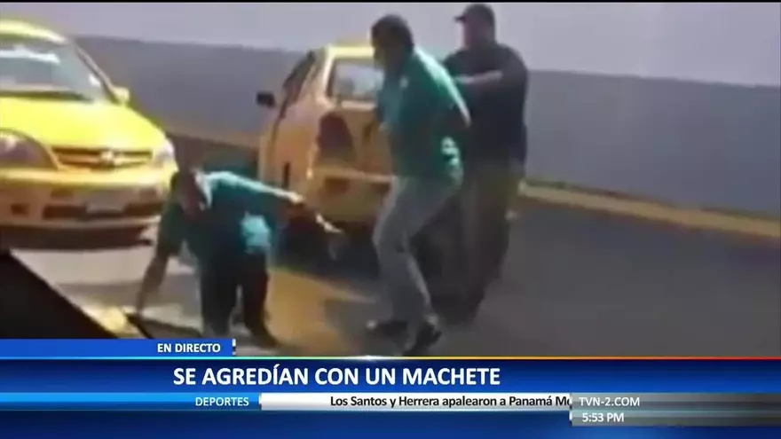 Taxistas se dan a ‘machetazos’ en Panamá Oeste