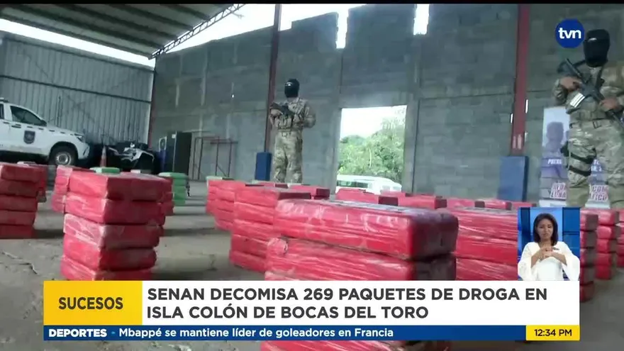 Decomisan más de 200 paquetes de droga en Bocas del Toro