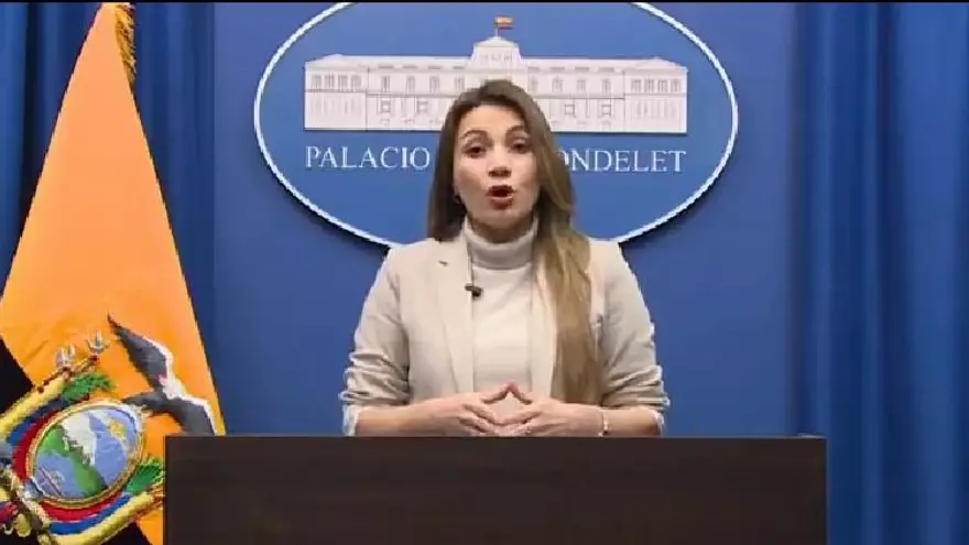 Carolina Jaramillo, vocera del gobierno de Ecuador.