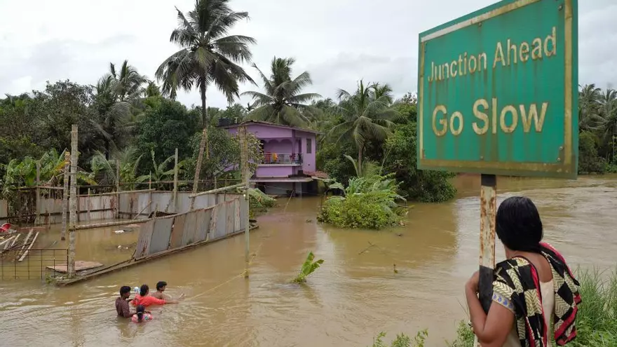 Inundaciones en India