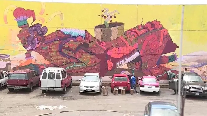 La Central de Abasto de México se viste con murales por la sostenibilidad