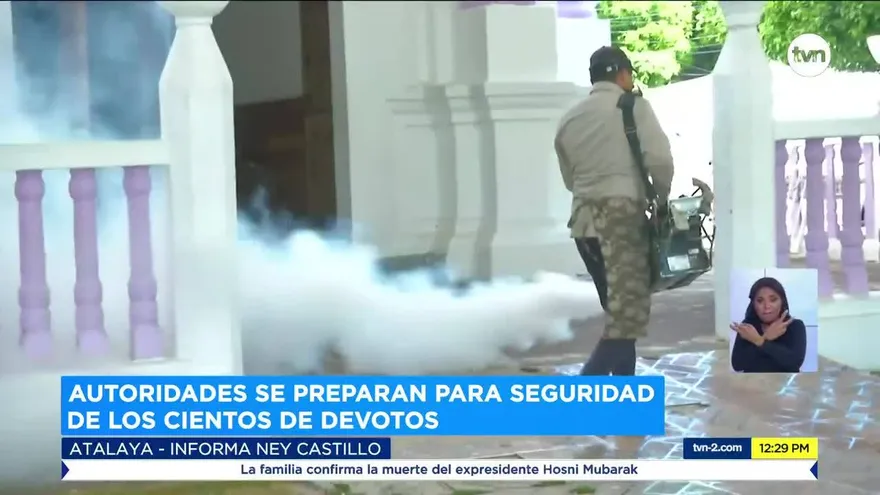 Operativos para la fiesta religiosa de Jesús Nazareno de Atalaya