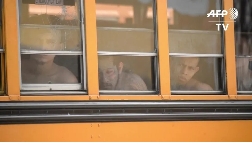 Trasladan a 1.282 pandilleros salvadoreños