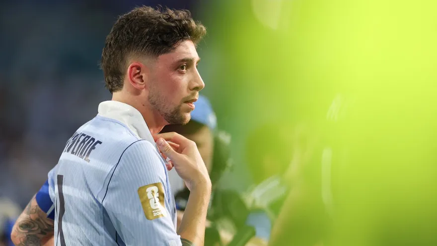 Federico Valverde jugador de la selección de Uruguay