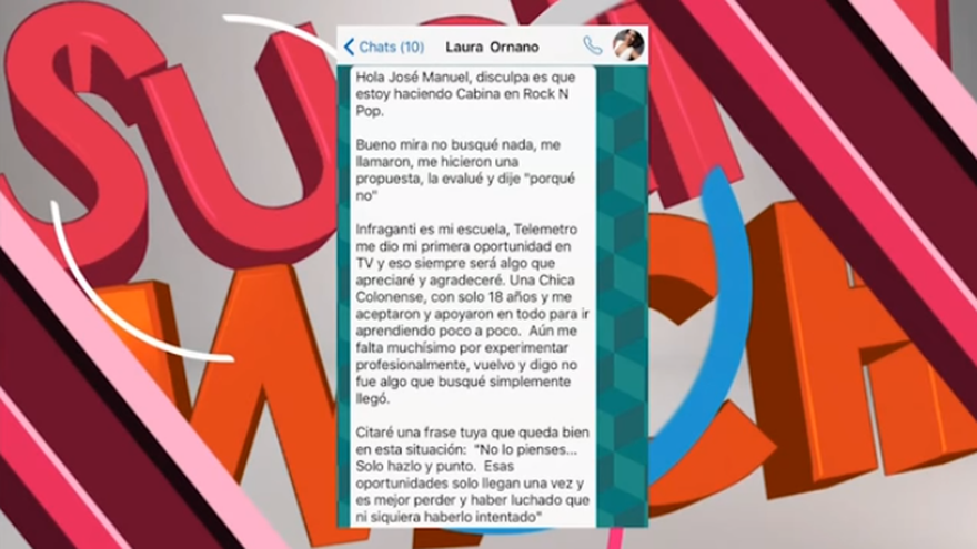 Laura Ornano se une al Titanic