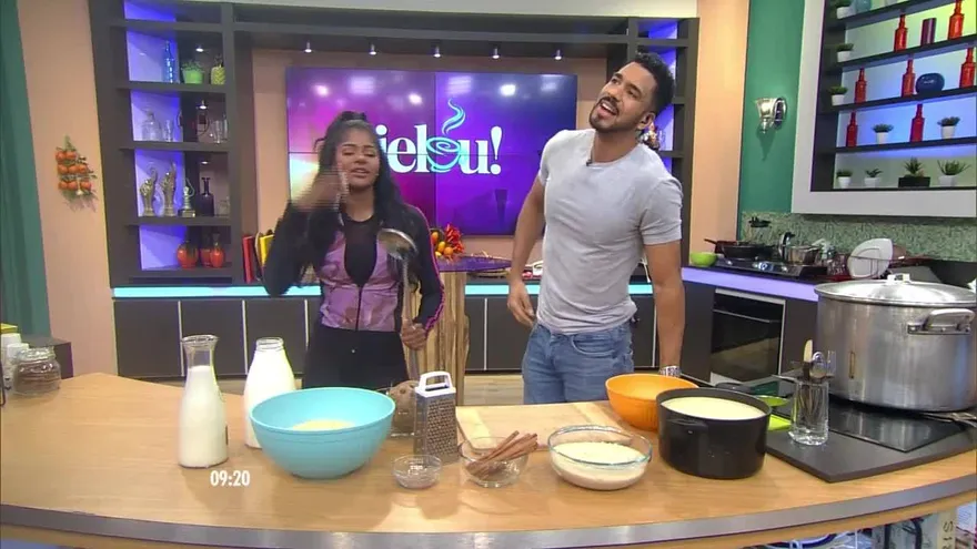 Delicioso, cremoso y dulce, así era el chicheme que preparó Juan