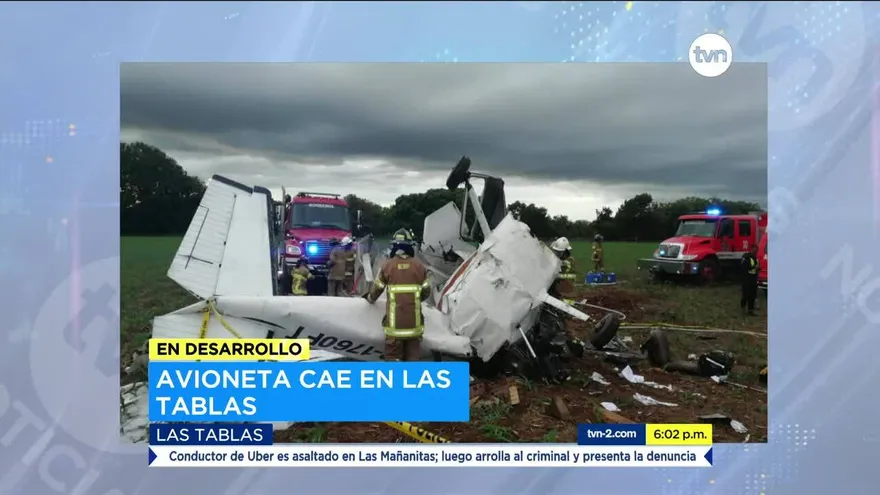 Avioneta se estrella en Guararé